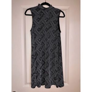 BeBop High Neck Black Sparkly Party Dress